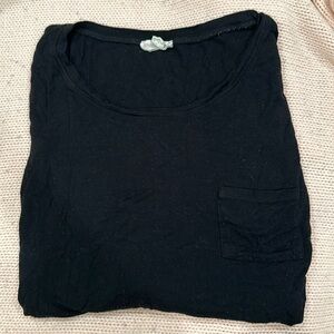 black long sleeve shirt